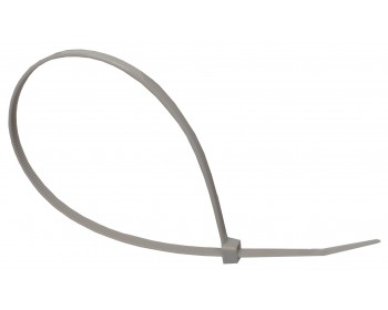 300mm x 4.8mm Silver Cable Ties (100 per pack)